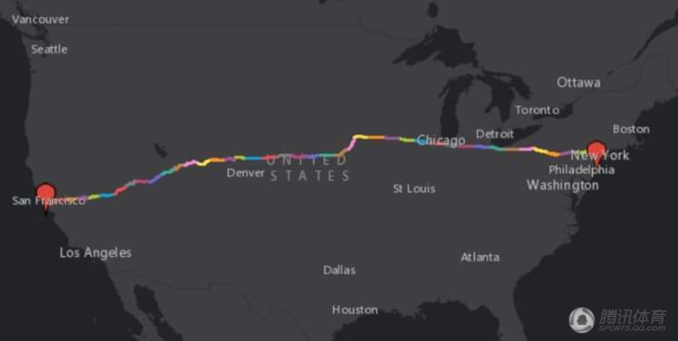 组图：超马算啥？牛人6周横穿美国近5000公里(6) 第6页