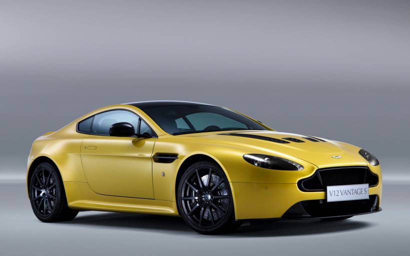 阿斯顿・马丁黄色V12 Vantage S汽车图片(5) 第5页