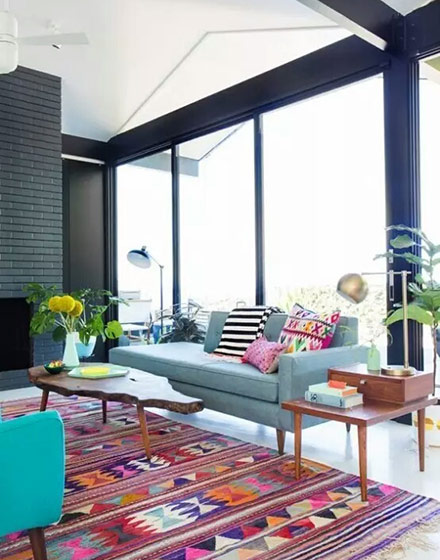 11个客厅地毯效果图 实现完美家居梦想