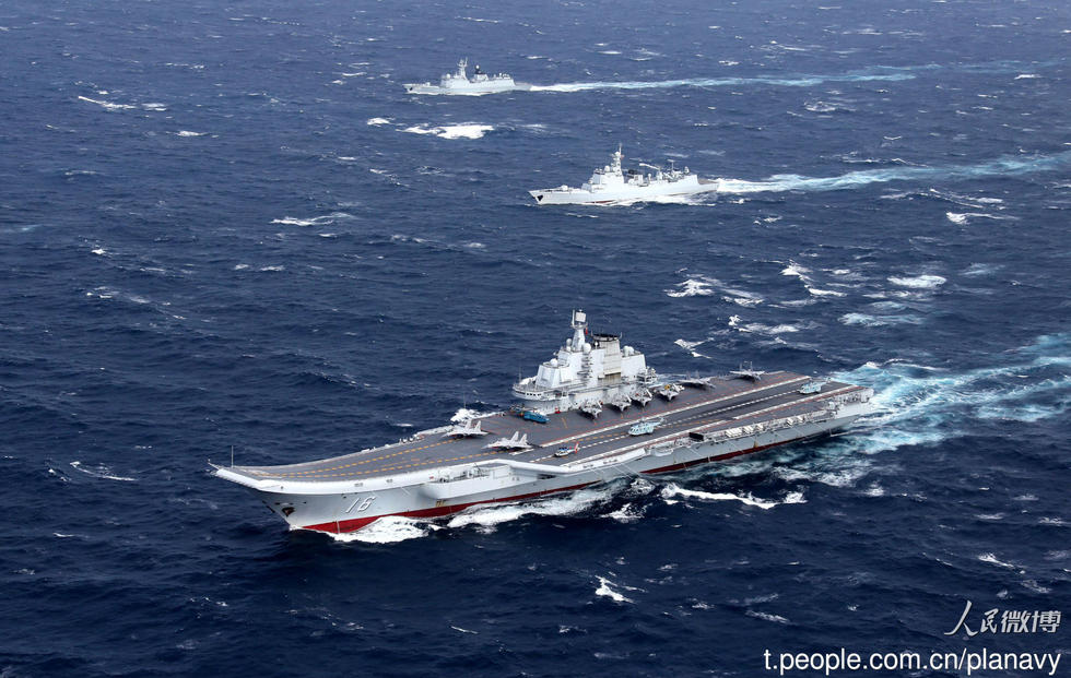 组图：中国海军航母编队在南海组织舰载机起降训练(4) 第4页