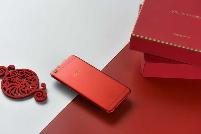 彰显红的美 时尚手机OPPO R9s红色版图赏(6) 第6页