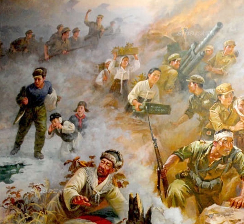 还是记得中国的牺牲!朝鲜画家笔下人民志愿军