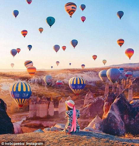 俄摄影师土耳其拍热气球如梦似幻