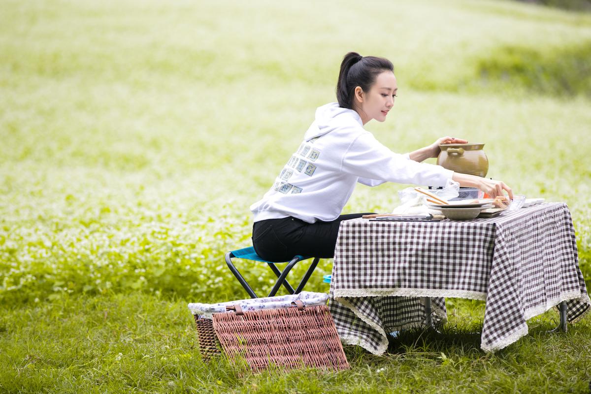 王鸥《天天向上》踏青赏春 花海旁烹饪美食(10) 第10页