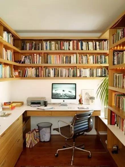 别再费劲整书房了 开放式书架墙才是当红设计