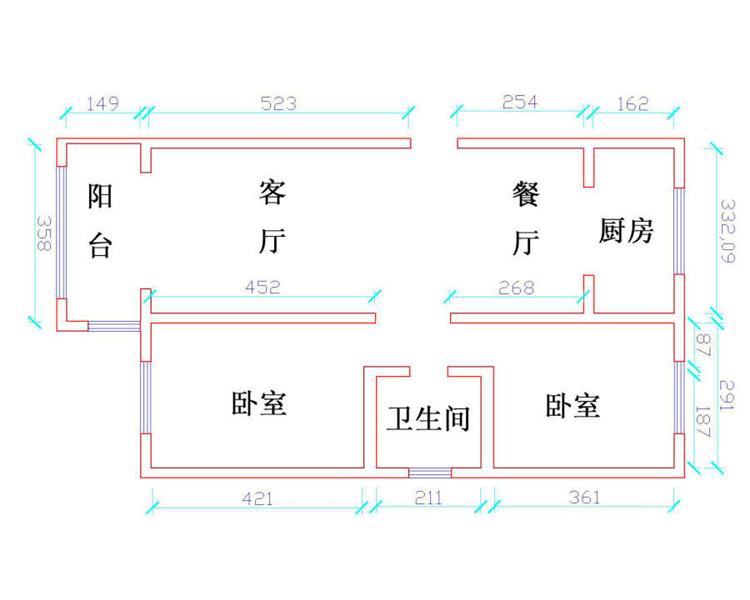 83平米北欧两居室装修效果图 雅致清新的家是这样美(8) 第8页