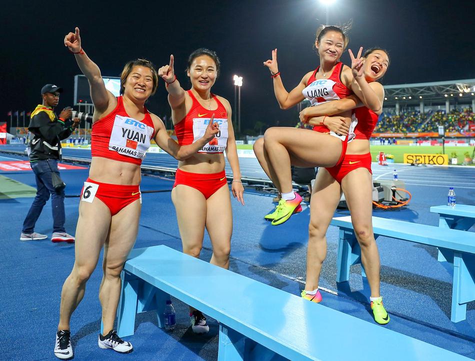 接力世锦赛中国女子4X100季军(4) 第4页