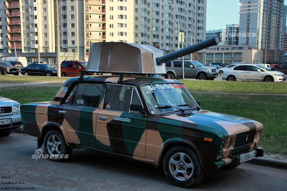 俄罗斯人是有多爱坦克？出租车顶都能装个炮塔(2) 第2页
