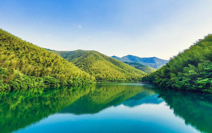 图赏江苏天目湖景区初夏优美风光 青山碧水惹人醉 第1页