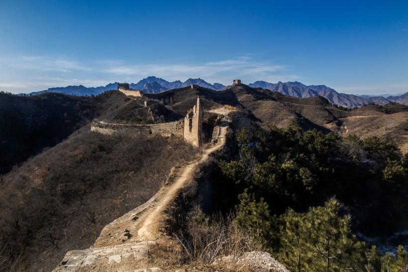 北京蟠龙山长城风景图片