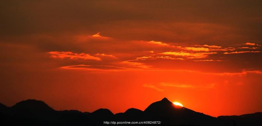 夕阳西下火烧天 第1页