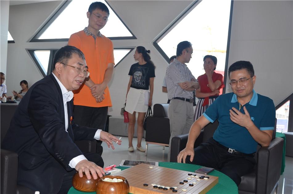 聂卫平林海峰研讨棋局 金立董事长刘立荣观战(5) 第5页