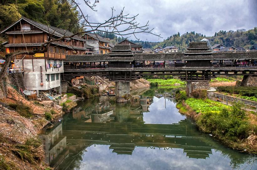 广西三江程阳风雨桥风景图片(10) 第10页