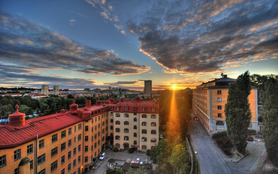 瑞典首都斯德哥尔摩高清风景壁纸