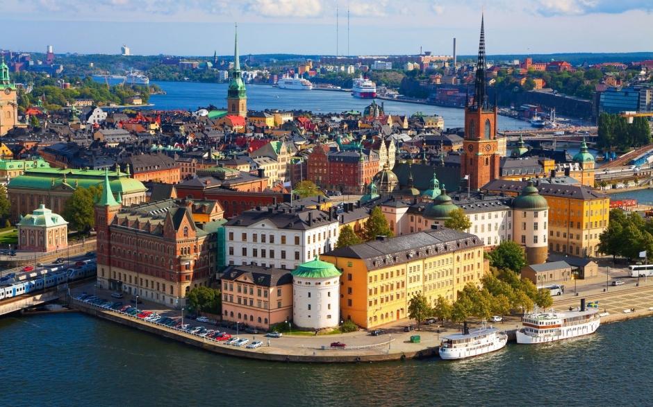 瑞典首都斯德哥尔摩高清风景壁纸