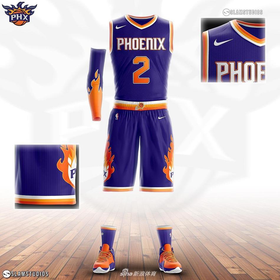 NBA新赛季球星球衣设计概念图