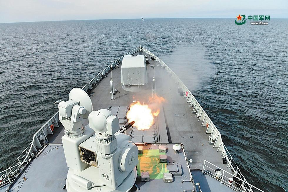 霸气！中俄“海上联合2017”军演第一阶段影像 第1页