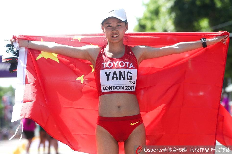 世锦赛女子20公里竞走杨家玉夺冠