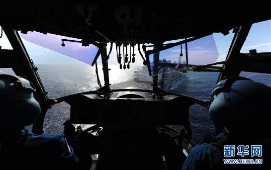 海军救护直升机首次在地中海进行跨昼夜训练 第1页