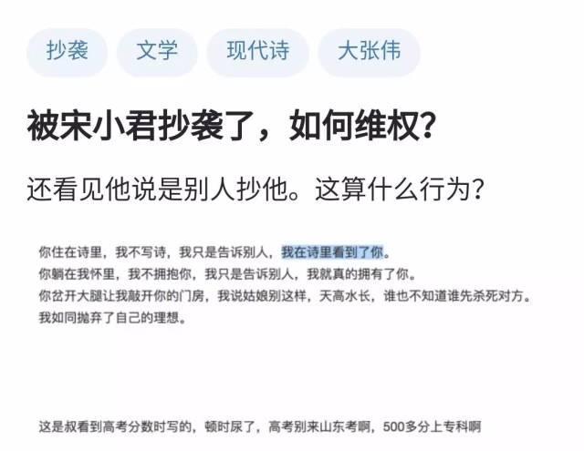 宋小君撕大张伟王思聪又站队 大张伟真的抄袭了么？(10) 第10页