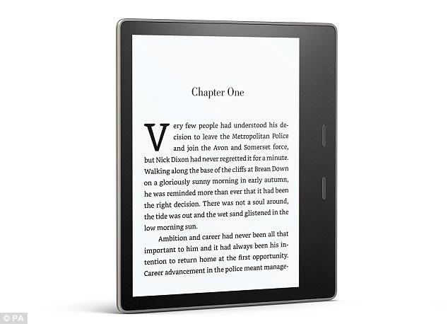 新版7英寸Kindle Oasis可防水 电池续航长达6周 第1页