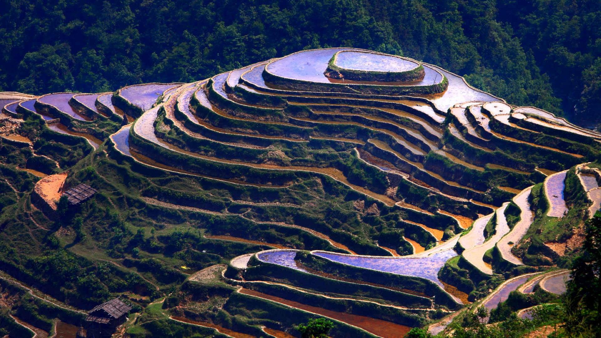 贵州梯田图片高清风景桌面壁纸(11) 第11页