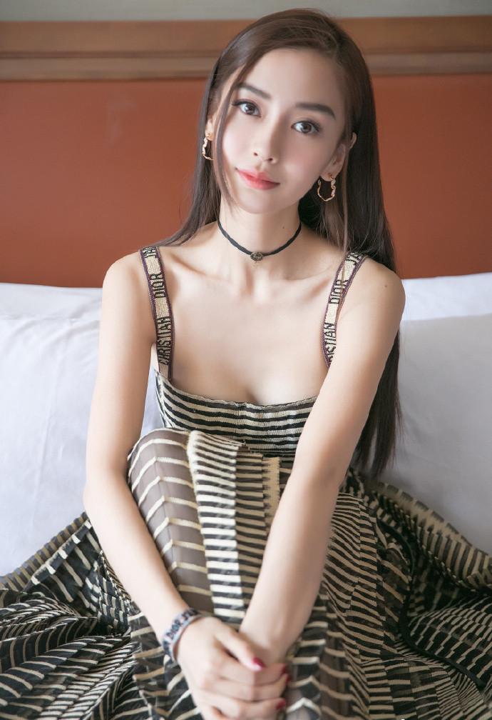 Angelababy杨颖性感薄纱连衣裙性感写真 第1页