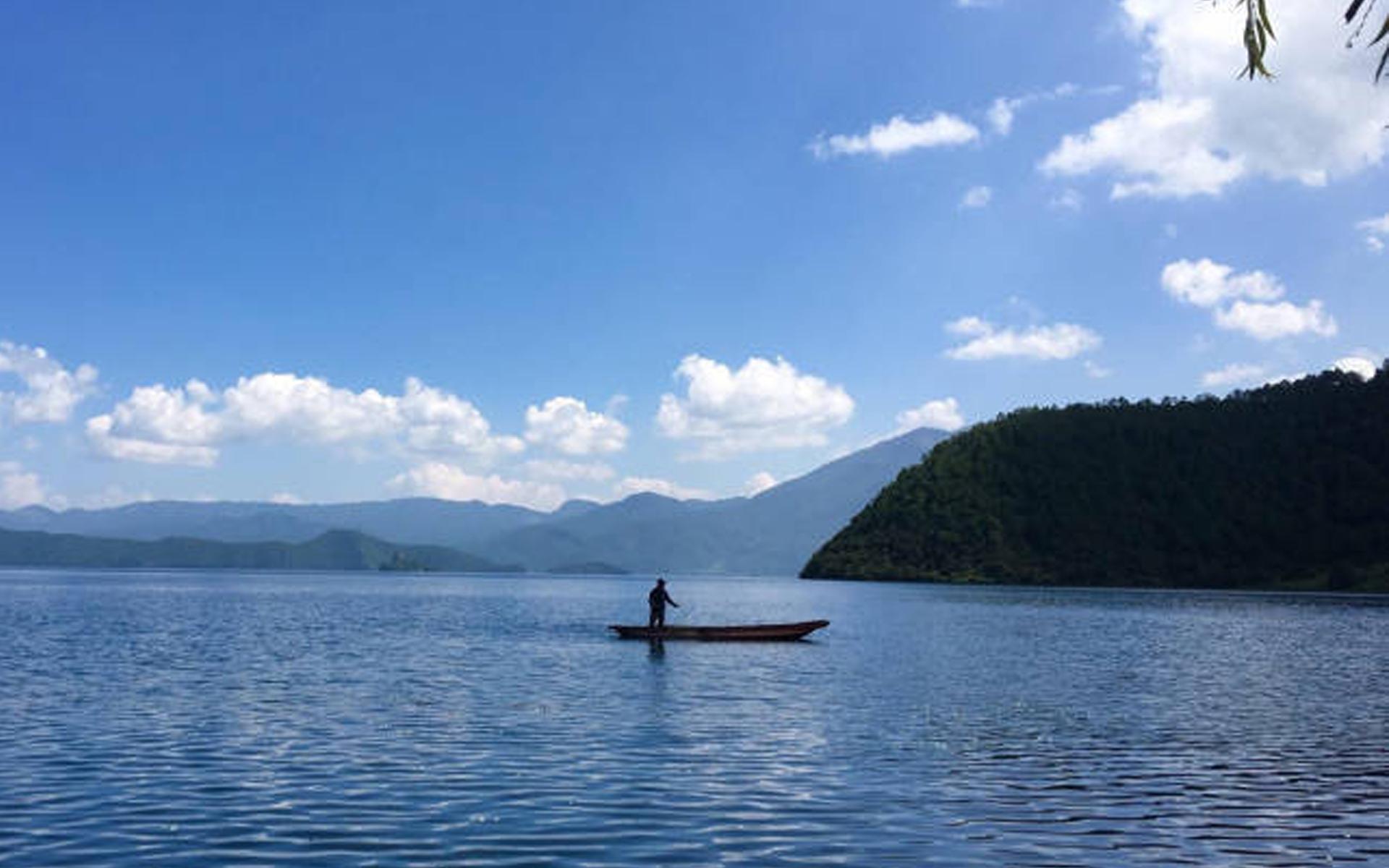 泸沽湖风景图片唯美电脑桌面壁纸(4) 第4页