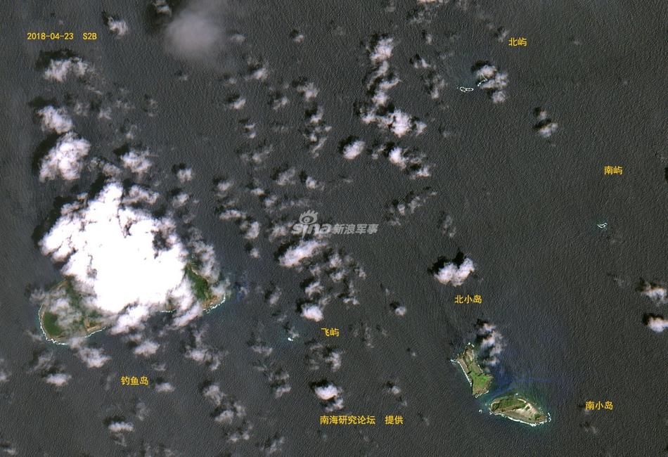 常过去转转！卫星图曝中国海警舰队巡航我钓鱼岛领海 第1页