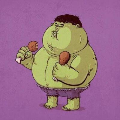 创意头像|搞笑可爱的胖胖卡通头像
