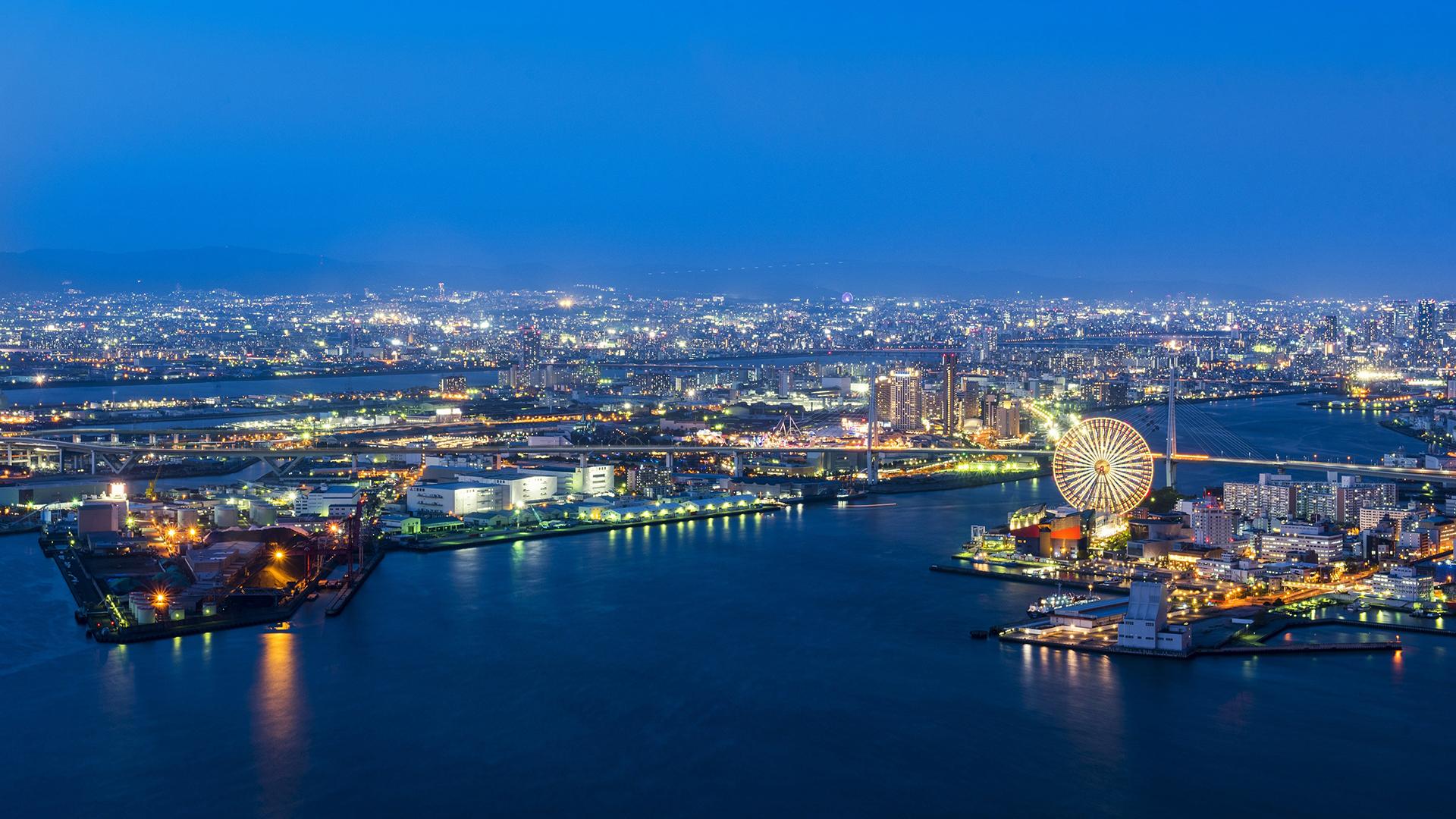 日本大阪风景图片桌面壁纸