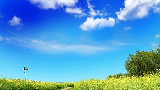 热门唯美蓝天白云风景图片电脑壁纸