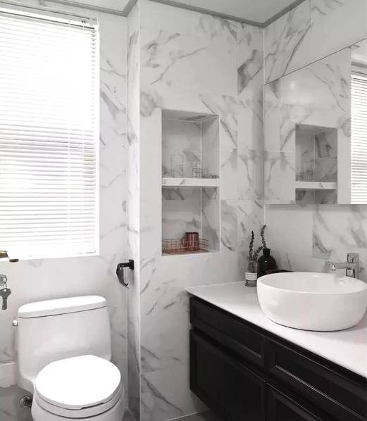 卫生间洗手台壁龛效果图,整洁大方全靠它!