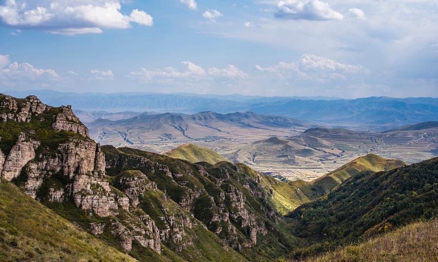 大同六棱山甸顶山 原生态自然风光