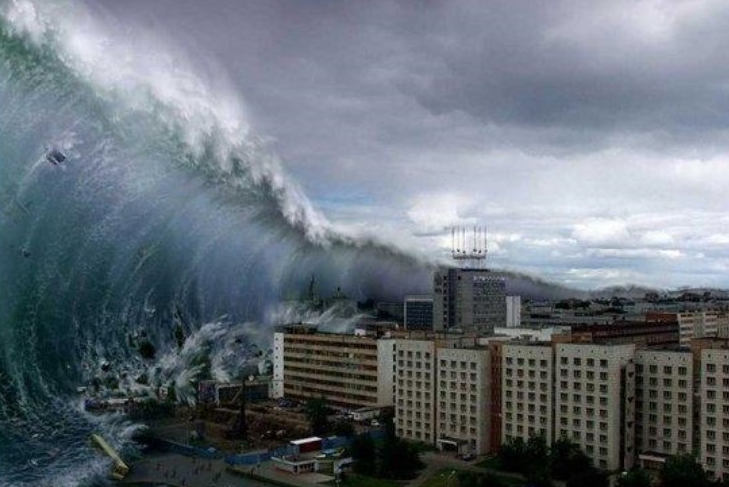 真正的世界末日,日本大海啸场景太恐怖