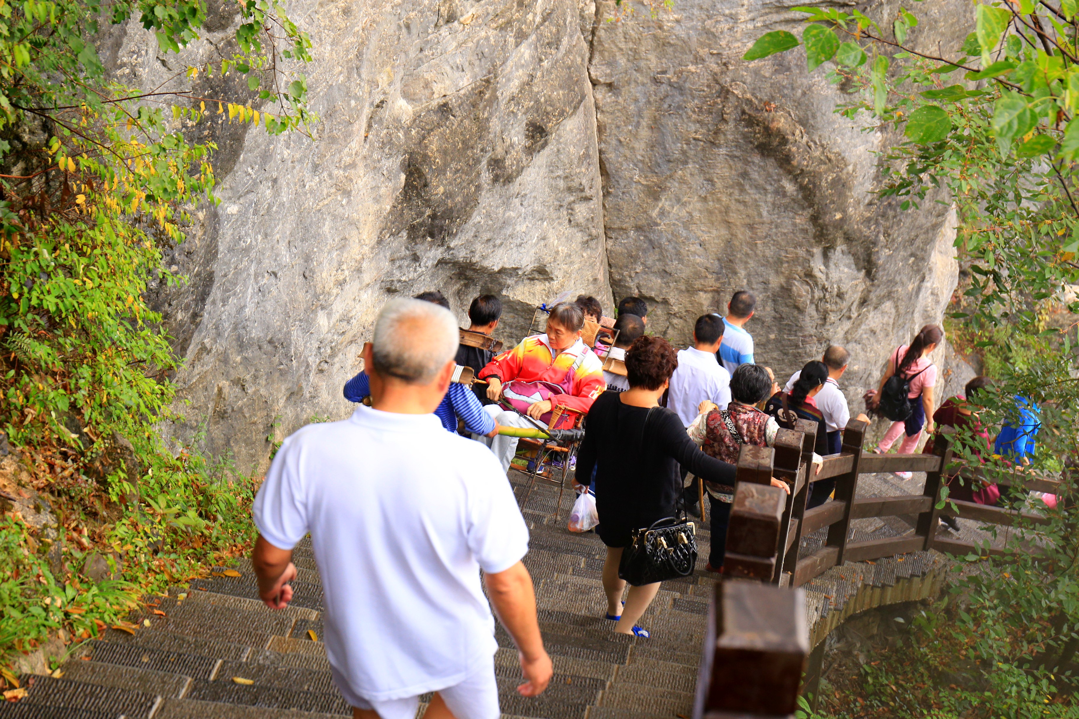 农民轿夫在深山抬滑竿，月收入3000元，靠体力挣钱(3) 第3页