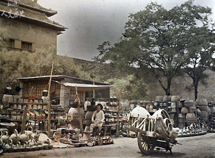 珍贵老照片:中国最早的彩色照,记录了晚清百年的民生百态