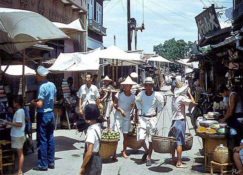 老照片:九张50年代台湾彩照,记录下当时真实的生活