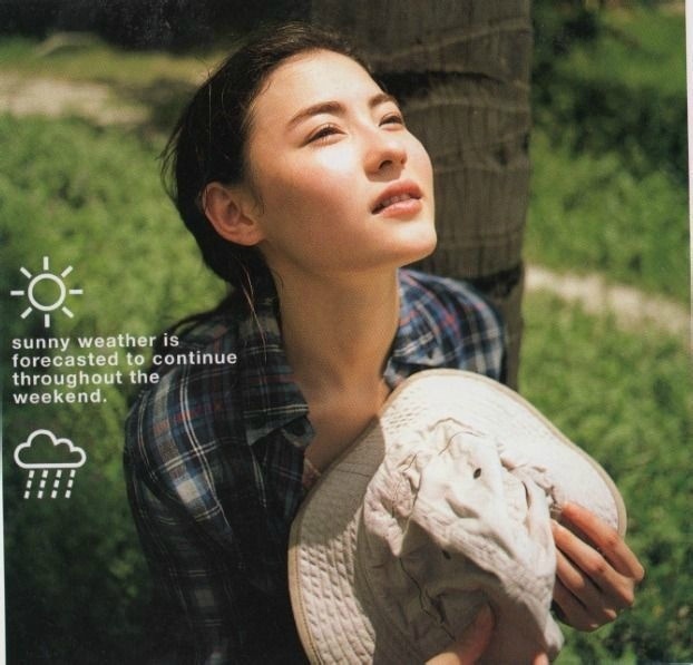 19岁的张柏芝于1999年拍摄的写真书《任何天气》(2) 第2页