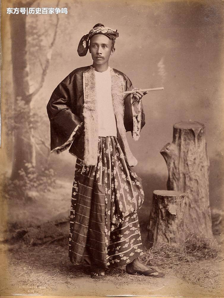 百年前缅甸人照片,图4模仿名画,图9女子很漂亮